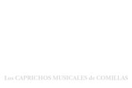 Logo de los Caprichos Musicales de Comillas - Logo Blanco
